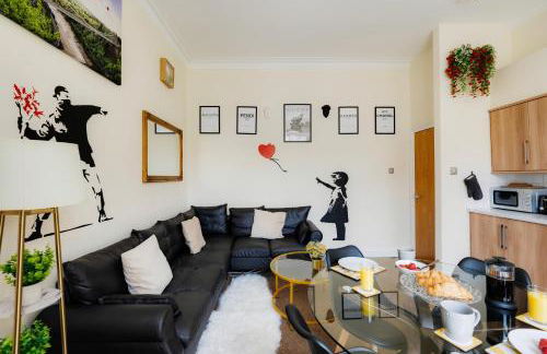 Clifton Nr Centre, Georgian Period Flat, Permit Parking x1, Garden - Foto 6