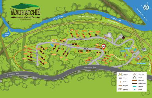 River Cabin Hot Tub & Swim Spa Near Downtown - Foto 36