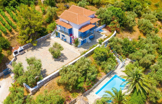 Villa Ourania Large Private Pool Sea Views A C Wifi - 1491 - Foto 20