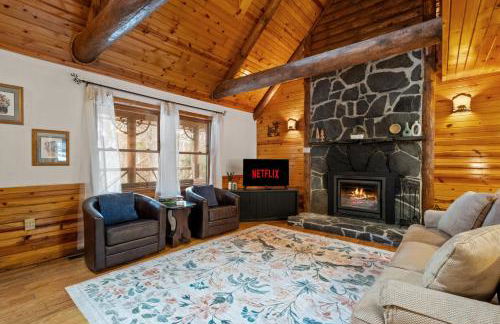 Lucky Log Cabin Hottub fireplace 12min to Mt Snow - Foto 28