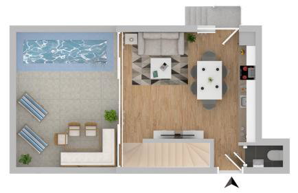 VILLA SOLIS LACUS modernes Apartment - privater beheizbarer Pool- Klimaanlage - private Parkplätze - Foto 51