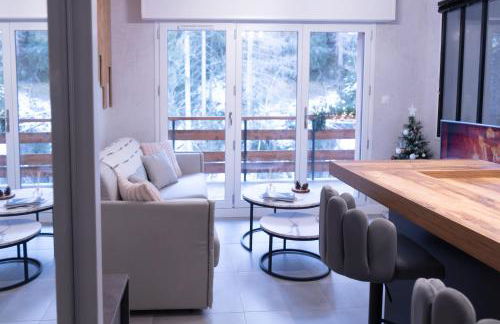 Studio cabine Au Loup Blanc avec vue Mont Blanc - Foto 16