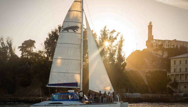 San Francisco Bay Katamaranfahrt bei Sonnenuntergang - Foto 4