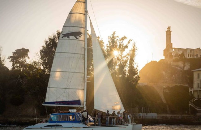 Cruzeiro de catamarã ao pôr do sol na Baía de San Francisco - Foto 4