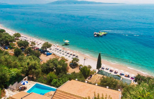 Villa Kerkyroula Large Private Pool Walk to Beach Sea Views A C Wifi Car Not Required - 1972 - Foto 5