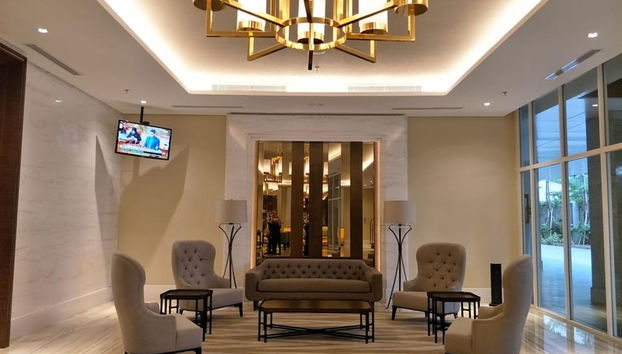 Sala de estar do lobby