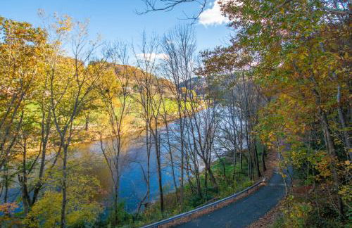 Charming Riverfront Cabin - Hot Tub Overlooking New River, Gas Fireplace - Foto 17