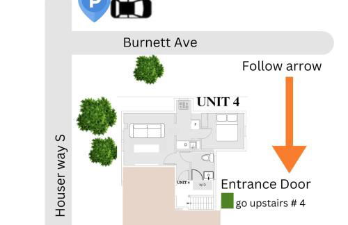 Chic, Cozy & New Prime location with AC, Street Parking #4 - Foto 16