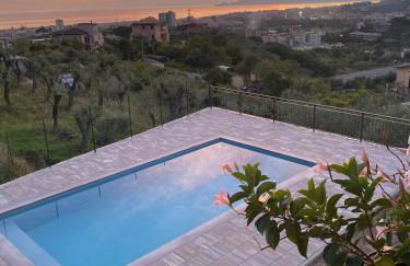 Villa-swimming pool Ca'Du'Ma' Portofino view est - Foto 9