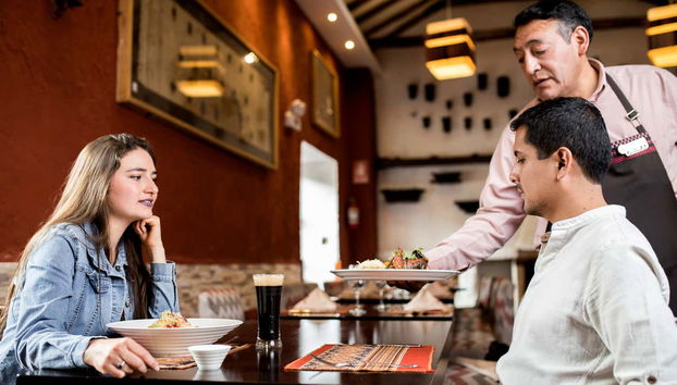 Having dinner as a couple