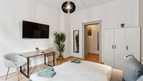 Larooms Halle - Apartment KU11 - 2 Schlafzimmer - 4 Betten - Waschmaschine & Trockner - Foto 3