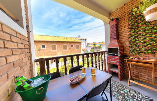 Pé na areia Tenório e Grande - 350m - 5 min à pé com varanda gourmet- recém reformado e aconchegante, com utensílios de praia e máquina de lavar roupas - Foto 1