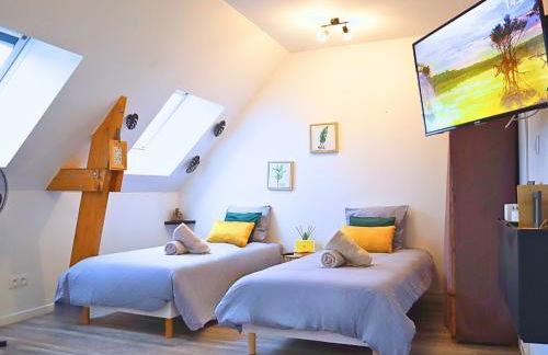 Studio avec parking privé gratuit, proche centre-ville - Foto 7