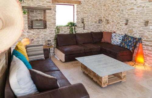 Longère pierres/modernité proche mer/la guittière - Foto 5