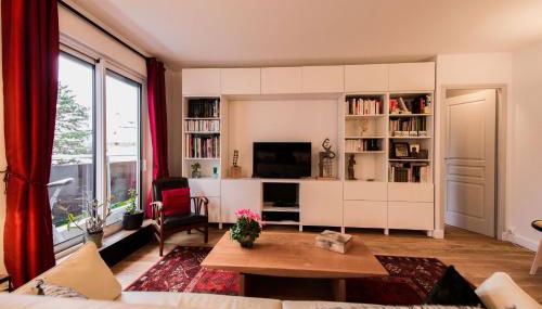 Paris-Daumesnil - Grand 2 pièces de charme sur jardin - 61m2, pour 4p - Large 4 star charming 1 BR apt for 4 with AC - Classement Officiel 4 étoiles - Foto 3