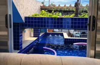 Casa com piscina na praia grande para temporada ou festas - Foto 1