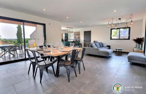 Villa la crozette 4 étoiles, climatisée avec grande piscine - Foto 6