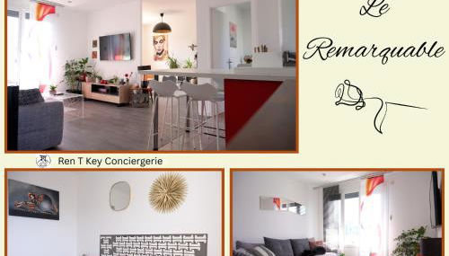 Le Remarquable à Saint Martin d'Hères - Situé au Calme - Proche de Grenoble des Centre de Formations et du Campus - 1 Lit King Size et un lit simple - Climatisation - Balcon - Parking gratuit - Vue montagne - Proche Station de Ski - Foto 3