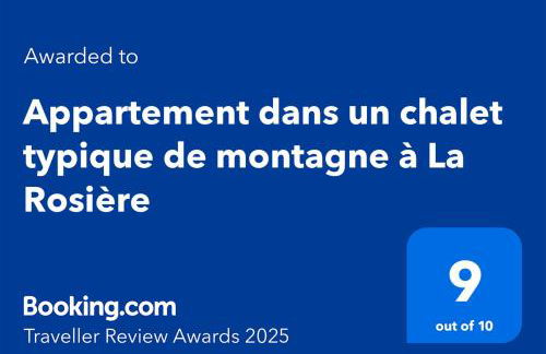 Appartement dans un chalet typique de montagne à La Rosière - Foto 17