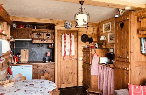 Résidence Les Charmettes - Chaleureux studio pour 3 personnes à Arc 1600, avec vue sur le Mont Blanc et proche des pistes et des commerces MAE-2151 - Foto 4