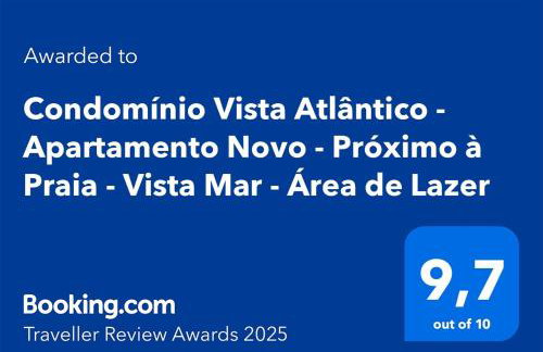 Condomínio Vista Atlântico - Apartamento Novo - Próximo à Praia - Vista Mar - Área de Lazer - Foto 37
