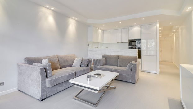 Beautiful, Cosy, Quiet Flat With Terrace - Cannes - Foto 5, Sala de estar