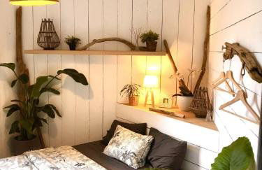 Maison ambiance cabane exotique climatisée piscine & spa 3 chambres 6 personnes - Photo 10