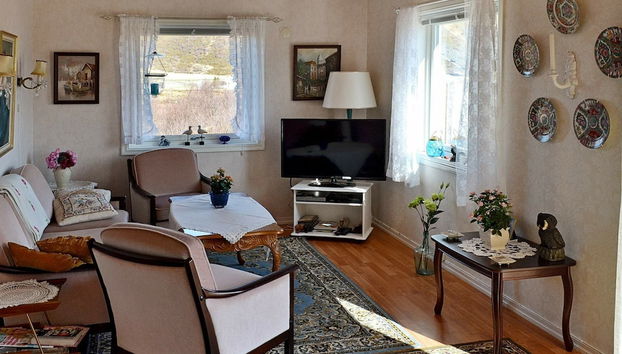 Holiday Home in Leknes - Foto 4, Sala de estar