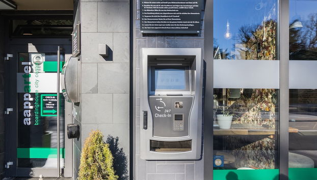 Mostrador de check-in y check-out