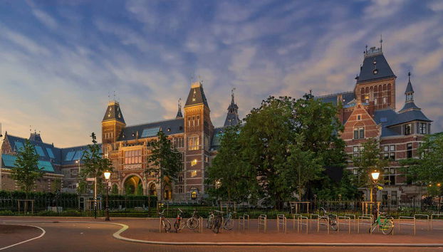 Exterior facade of the Rijksmuseum