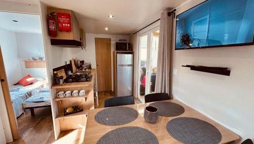 Les Charmettes Mobilhome 2 ch Climatisé - Terrasse Totalement Abritée - Locsweethome - Foto 5