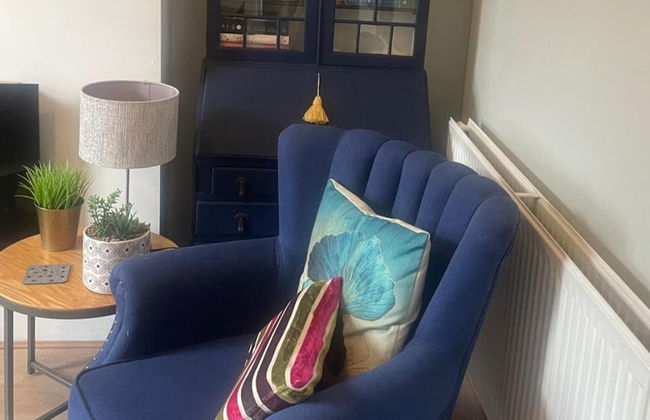 1 Bed Victorian Flat Sleeps 4 - Garden & Patio - Foto 11