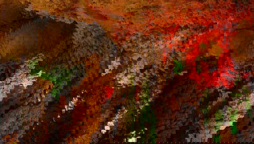 Detalle de las grutas de Coyame