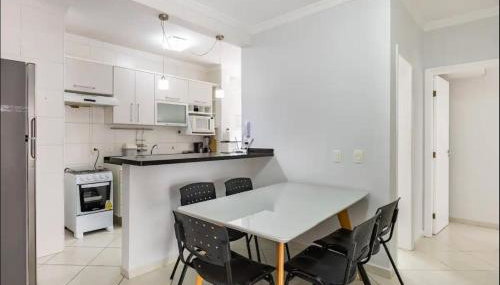 Canto nobre da Praia Grande - Apartamento completo e confortável - Foto 5