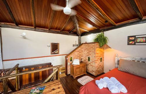 Casa de Hospedes Chalé Rustico com Banheira e Piscina Privativa a 1h de SP Espaço Totalmente Privativo - Foto 46