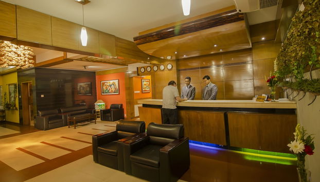 Zona de estar del vestíbulo