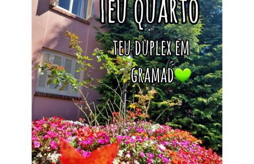 Belíssimo Duplex a 500m Lago Neg 3Q 4bikes Churrasq lareira Ar QF - Foto 36