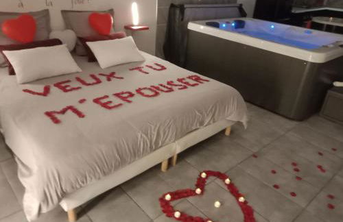 Nuit romantique avec Jacuzzi SPA privatif proche TOULOUSE - Foto 3