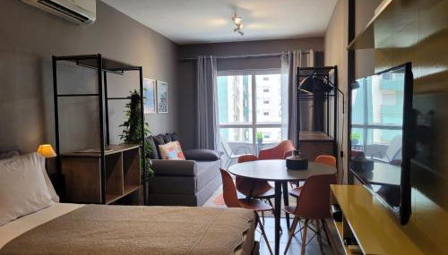 Varanda Mar - Estúdio com Varanda - 100m da Praia - Boqueirão - Foto 4