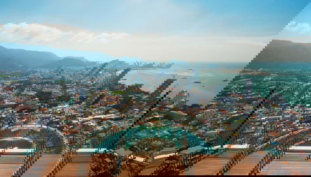 Rainbow Skywalk en Top Penang