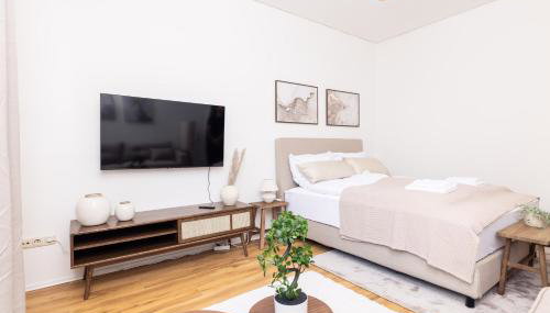 Design Apartment - Kitchen, Nespresso & Parking - Messe DUS - Foto 3