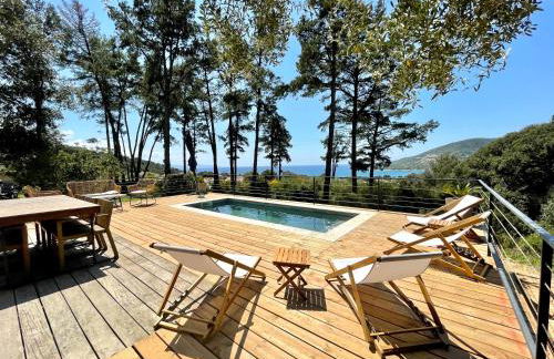 Villa piscine Sagone Paradise avec magnifique vue mer - Foto 3