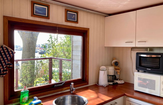 2 Pers - House König Lakeside of the Lauwersmeer With own Fishing Pier Sauna - Foto 16