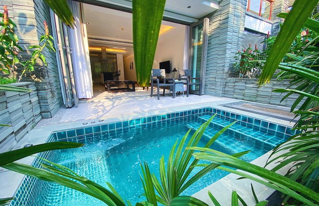 "beachfront 2br Home With Private Jacuzzi Pool on Stunning Naithon Beach 3" - Foto 1