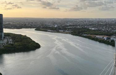 Flat Beach Class Excelsior - Apto Completo para 4 pessoas vista rio e mar - Foto 64