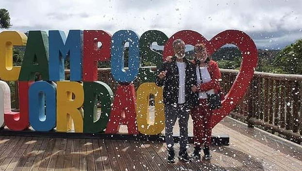 Durante il tour di Campos do Jordão