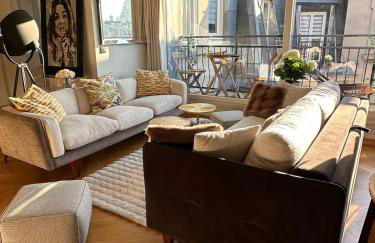 Beautiful apartment terrace Invalides and fireplace - Foto 29