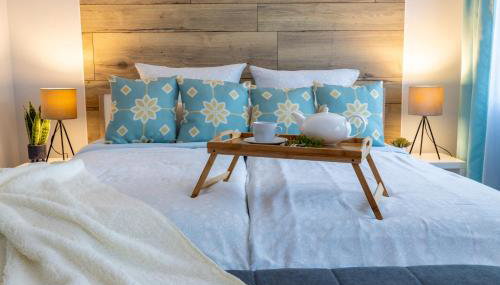 Gelbe Koffer - 4-Sterne Design-Apartment in Schiffweiler - 2 Parkplätze - Self-Check-in - ruhig & naturnah - Foto 4