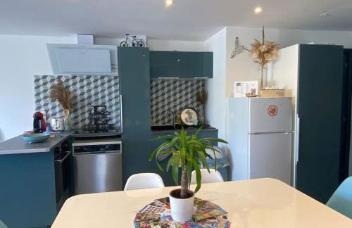 REZ de jardin moderne 4 chambres 8 personnes jardinet - Foto 37