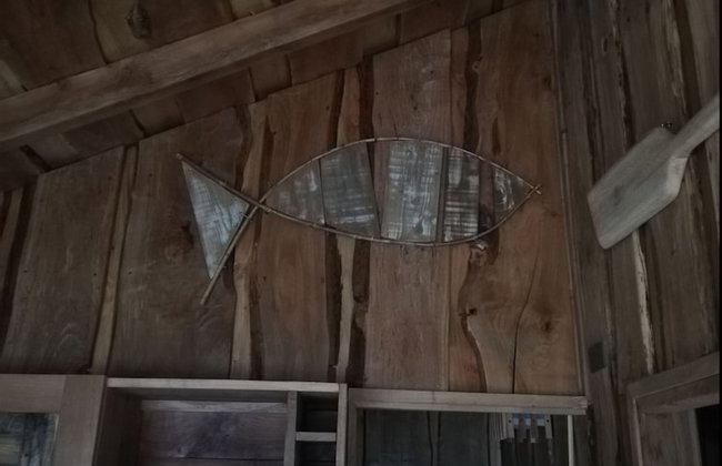 Wonderful Rustic Cabin 2, With Native Logs, on the Banks of the Trancura River - Foto 31